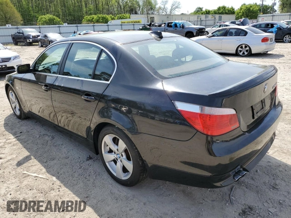 2007 BMW 5 Series 530xi with VIN WBANF73517CY17309, listed as a Copart auction lot 52692025 with 90,817 mi miles and Salvage title. Bid and sale history available at DreamBid. Image 2.
