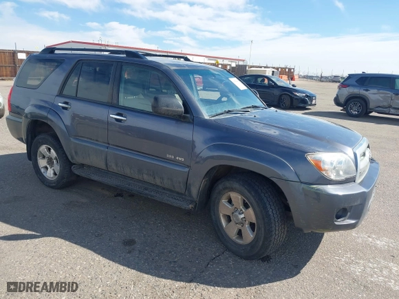 2007 Toyota 4Runner SR5 with VIN JTEBU14R178090777, listed as a IAAI auction lot 41750605 with 328,394 mi miles. Bid and sale history available at carsss.com. Image 1.