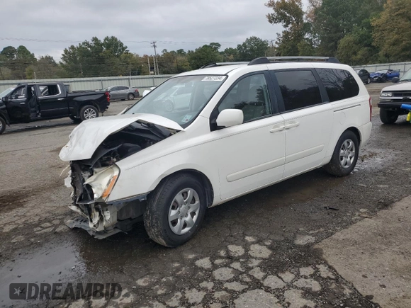 2007 Kia Sedona LX with VIN KNDMB233876174354, listed as a Copart auction lot 78527234 with 236,048 mi miles and Salvage Title. Bid and sale history available at DreamBid. Image 1.