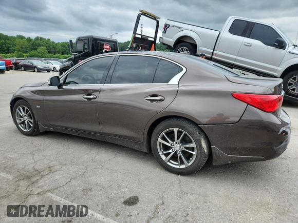 2017 Infiniti Q50 Signature Edition z VIN JN1EV7AP5HM741196, wystawiony jako Copart lot #59288455 z przebiegiem 107 827 mil mil oraz Szkoda całkowita • Salvage title. Historia ofert i sprzedaży dostępna na DreamBid. Obrazek 2.