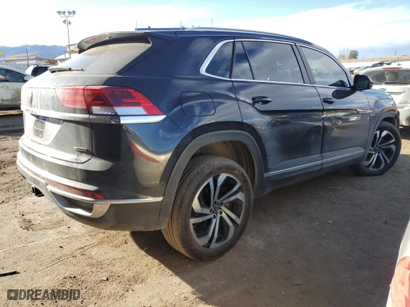 2022 Volkswagen Atlas Cross Sport 3.6L V6 SEL with VIN 1V2BE2CA8NC214880, listed as a Copart auction lot 45556834 with 17,428 mi miles. Bid and sale history available at carsss.com. Image 3.