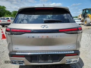 2022 Infiniti QX60 Sensory with VIN 5N1DL1GS0NC331233, listed as a Copart auction lot 61033025 with 23,434 mi miles and Salvage title. Bid and sale history available at DreamBid. Image 6.