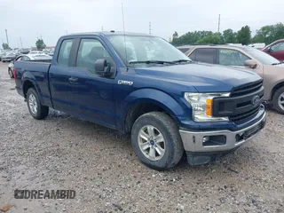 2019 Ford F-150 XL with VIN 1FTEX1CBXKKC47070, listed as a IAAI auction lot 42602761 with 120,117 mi miles and . Bid and sale history available at DreamBid. Image 1.