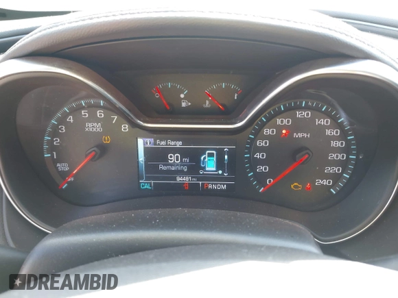 2017 Chevrolet Impala LT with VIN 2G1105SA9H9174537, listed as a IAAI auction lot 42345901 with 94,481 mi miles and . Bid and sale history available at DreamBid. Image 7.