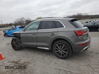 2023 Audi SQ5 Premium Plus with VIN WA1B4AFY4P2057617, listed as a Copart auction lot 49883695 with 34,522 mi miles and Salvage Title. Bid and sale history available at carsss.com. Image 2.