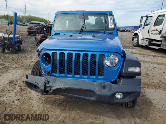 2020 Jeep Gladiator Sport S с VIN 1C6HJTAG5LL153853, выставлен на аукционе Copart как лот 56023925 с пробегом 31 143 миль миль и Списание • Salvage title. История ставок и продаж доступна на DreamBid. Изображение 5.
