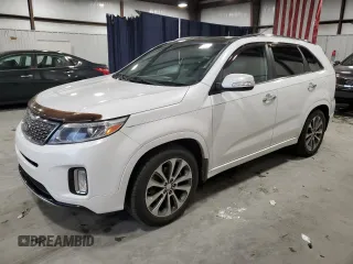 2015 Kia Sorento SX with VIN 5XYKW4A79FG652645, listed as a Copart auction lot 47987745 with 283,622 mi miles and Clean Title. Bid and sale history available at carsss.com. Image 1.