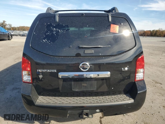 2010 Nissan Pathfinder LE with VIN 5N1AR1NB9AC619704, listed as a Copart auction lot 78833414 with 132,664 mi miles and Salvage title. Bid and sale history available at DreamBid. Image 6.