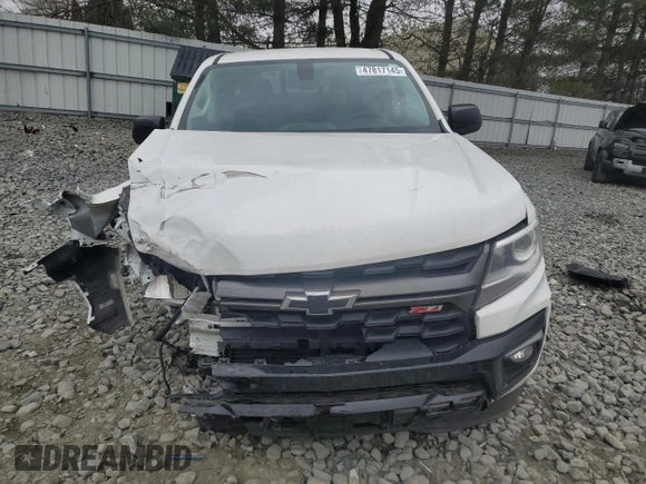 2021 Chevrolet Colorado 4WD Z71 with VIN 1GCGTDEN5M1210367, listed as a Copart auction lot 47817145 with 69,299 mi miles and Salvage Title. Bid and sale history available at carsss.com. Image 5.