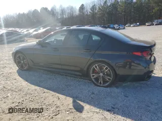 2023 BMW 5 Series M550i xDrive z VIN WBA13BK08PCM88687, wystawiony jako Copart lot #88633545 z przebiegiem Nie podano mil oraz Szkoda całkowita • Salvage title. Historia ofert i sprzedaży dostępna na DreamBid. Obrazek 2.