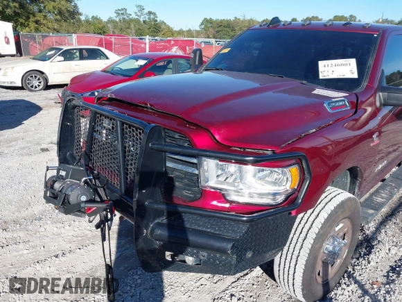 2023 Ram 2500 Big Horn with VIN 3C6UR5DLXPG617315, listed as a IAAI auction lot 41246001 with 39,513 mi miles. Bid and sale history available at carsss.com. Image 22.