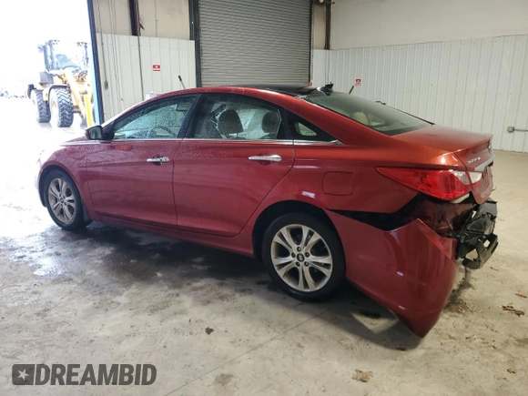 2013 Hyundai Sonata Limited with VIN 5NPEC4AC1DH626369, listed as a Copart auction lot 52663825 with 133,264 mi miles and Salvage Title. Bid and sale history available at carsss.com. Image 2.