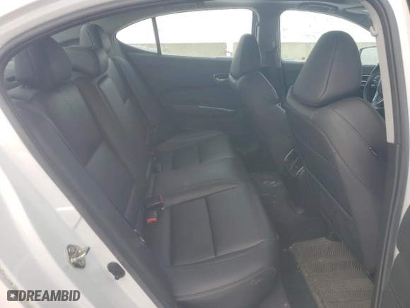 2020 Acura TLX with VIN 19UUB3F38LA001329, listed as a Copart auction lot 42044105 with 41,300 mi miles and Salvage Title. Bid and sale history available at carsss.com. Image 10.