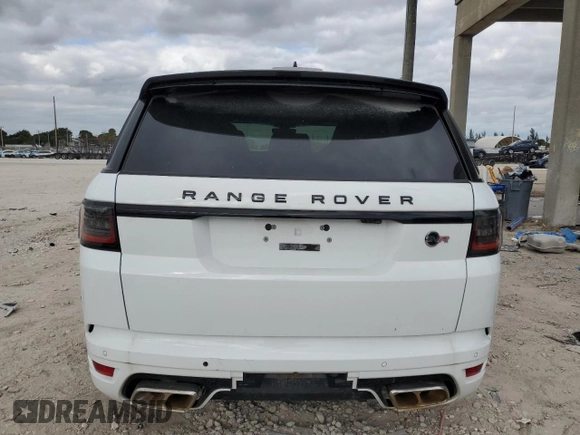 2019 Land Rover Range Rover Sport SVR with VIN SALWZ2SE9KA853698, listed as a Copart auction lot 81517734 with 36,967 mi miles and Salvage Title. Bid and sale history available at DreamBid. Image 6.
