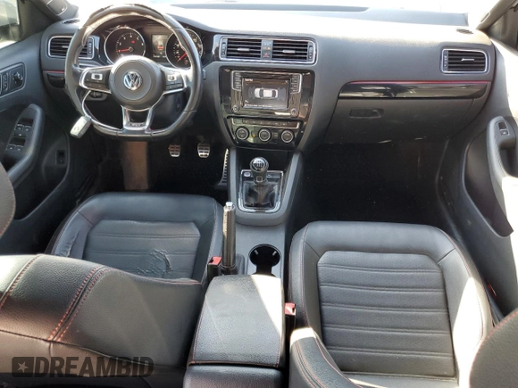 2017 Volkswagen Jetta GLI with VIN 3VW5T7AJ3HM337023, listed as a Copart auction lot 53444155 with 210,149 mi miles and Salvage title. Bid and sale history available at DreamBid. Image 8.