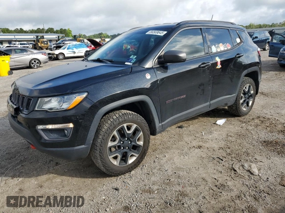 2018 Jeep Compass Trailhawk с VIN 3C4NJDDB6JT401899, выставлен на аукционе Copart как лот 56569645 с пробегом 124 062 миль миль и Списание • Salvage title. История ставок и продаж доступна на DreamBid. Изображение 1.