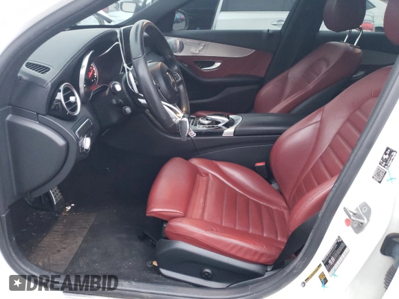 2018 Mercedes-Benz C 43 AMG with VIN 55SWF6EB9JU234998, listed as a Copart auction lot 87233064 with 75,432 mi miles and Salvage Title. Bid and sale history available at carsss.com. Image 7.
