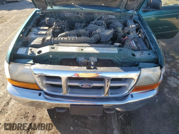 1999 Ford Ranger XL with VIN 1FTZR15V9XPA91083, listed as a Copart auction lot 43526365 with 198,409 mi miles and Salvage Title. Bid and sale history available at carsss.com. Image 11.