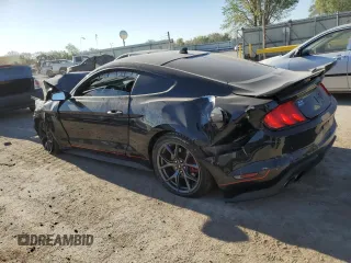 2022 Ford Mustang Mach 1 with VIN 1FA6P8R08N5555446, listed as a Copart auction lot 53300445 with 66,139 mi miles and Salvage title. Bid and sale history available at DreamBid. Image 2.