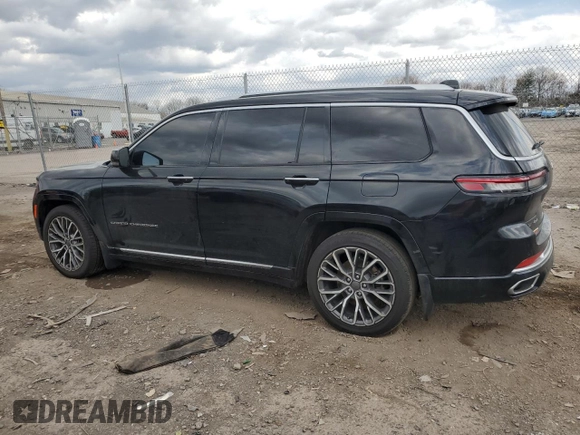 2022 Jeep Grand Cherokee Summit Reserve with VIN 1C4RJKET1N8585411, listed as a Copart auction lot 50728795 with Not provided miles and Salvage title. Bid and sale history available at DreamBid. Image 2.