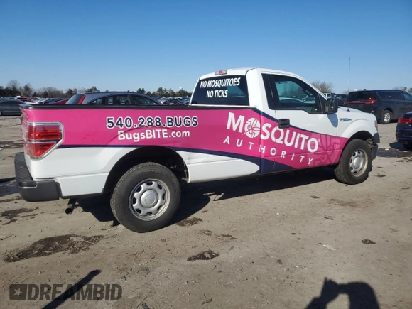 2013 Ford F-150 XL with VIN 1FTMF1CM3DKD60152, listed as a Copart auction lot 88421365 with 169,268 mi miles and Salvage Title. Bid and sale history available at carsss.com. Image 3.