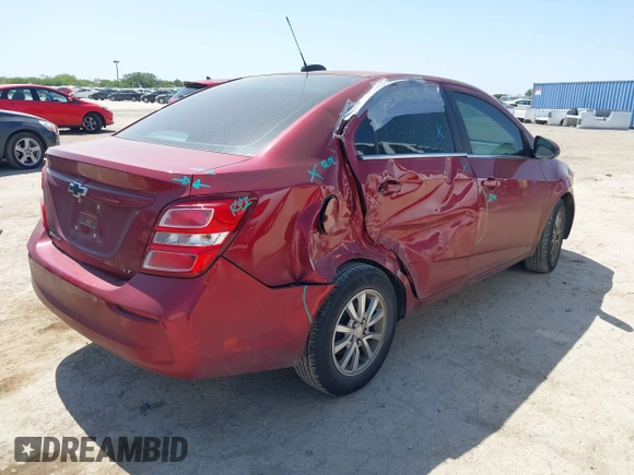 2018 Chevrolet Sonic LT with VIN 1G1JD5SH3J4105434, listed as a IAAI auction lot 41992626 with 79,843 mi miles and . Bid and sale history available at DreamBid. Image 4.