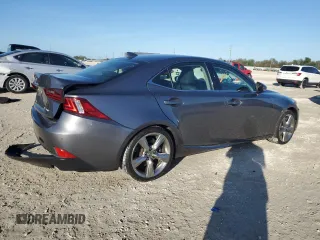2016 Lexus IS 350 with VIN JTHBE1D27G5024108, listed as a Copart auction lot 43150455 with 54,806 mi miles and Salvage title. Bid and sale history available at DreamBid. Image 3.