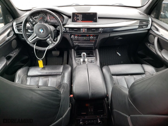 2016 BMW X5 M with VIN 5YMKT6C53G0R78343, listed as a Copart auction lot 53502584 with 123,914 mi miles. Bid and sale history available at carsss.com. Image 8.
