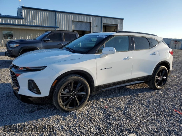 2019 Chevrolet Blazer RS with VIN 3GNKBJRS8KS678589, listed as a Copart auction lot 50307615 with 57,979 mi miles and Salvage Title. Bid and sale history available at DreamBid. Image 1.