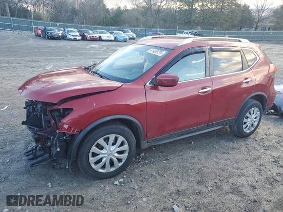 2017 Nissan Rogue SL z VIN JN8AT2MV1HW251409, wystawiony jako Copart lot #41426175 z przebiegiem Nie podano mil oraz Szkoda całkowita • Salvage title. Historia ofert i sprzedaży dostępna na DreamBid. Obrazek 1.