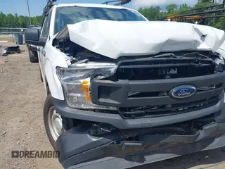 2018 Ford F-150 XL with VIN 1FTEX1CB5JFE55932, listed as a IAAI auction lot 42298917 with 143,923 mi miles and . Bid and sale history available at DreamBid. Image 17.