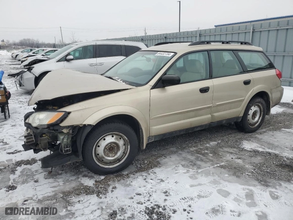 2008 Subaru Outback (Natl) i with VIN 4S4BP61C887342665, listed as a Copart auction lot 84432734 with 140,415 mi miles and Salvage Title. Bid and sale history available at carsss.com. Image 1.