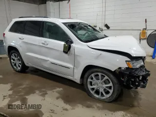 2021 Jeep Grand Cherokee Summit with VIN 1C4RJFJT3MC509830, listed as a Copart auction lot 82992314 with 46,774 mi miles and Salvage Title. Bid and sale history available at carsss.com. Image 4.