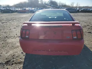 2004 Ford Mustang Standard with VIN 1FAFP40454F100233, listed as a Copart auction lot 50154615 with 213,732 mi miles and Salvage Title. Bid and sale history available at carsss.com. Image 6.