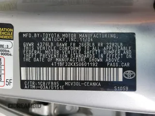 2005 Toyota Camry LE with VIN 4T1BF32KX5U601192, listed as a Copart auction lot 55365485 with 153,251 mi miles and Salvage Title. Bid and sale history available at DreamBid. Image 13.