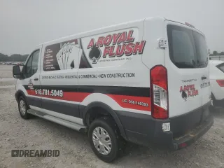 2018 Ford Transit z VIN 1FTYR1YM9JKA98599, wystawiony jako Copart lot #60429075 z przebiegiem 131 146 mil mil oraz Szkoda całkowita • Salvage title. Historia ofert i sprzedaży dostępna na DreamBid. Obrazek 2.