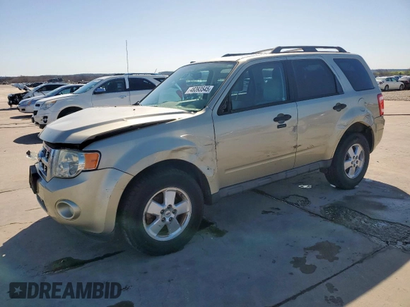 2012 Ford Escape XLT with VIN 1FMCU0D70CKA83488, listed as a Copart auction lot 48393545 with 136,531 mi miles and Salvage Title. Bid and sale history available at carsss.com. Image 1.
