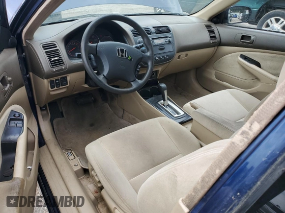 2003 Honda Civic EX with VIN 1HGEM22993L047985, listed as a Copart auction lot 54839765 with 169,351 mi miles and Clean Title. Bid and sale history available at DreamBid. Image 8.