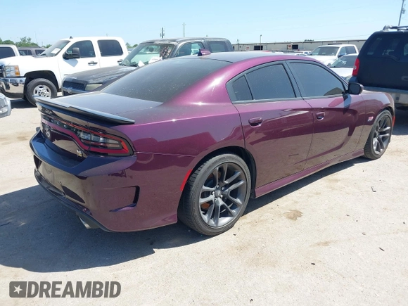 2020 Dodge Charger Scat Pack Widebody z VIN 2C3CDXGJ8LH190207, wystawiony jako IAAI lot #42003361 z przebiegiem 9 945 mil mil oraz . Historia ofert i sprzedaży dostępna na DreamBid. Obrazek 4.
