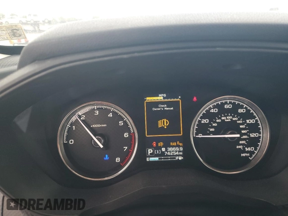 2019 Subaru Forester Touring with VIN JF2SKAWC6KH492663, listed as a Copart auction lot 62405135 with 74,254 mi miles and Salvage title. Bid and sale history available at DreamBid. Image 9.