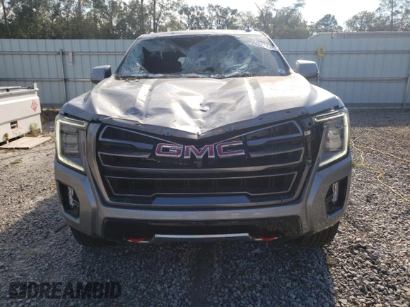 2023 GMC Yukon AT4 with VIN 1GKS2CKL6PR243916, listed as a Copart auction lot 74857434 with 15,509 mi miles and Salvage Title. Bid and sale history available at carsss.com. Image 5.