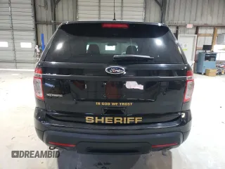 2015 Ford Utility Police Interceptor with VIN 1FM5K8AR4FGA41531, listed as a Copart auction lot 85951774 with 113,857 mi miles and Salvage Title. Bid and sale history available at carsss.com. Image 6.