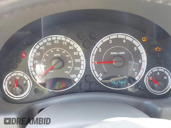 2005 Jeep Liberty Limited with VIN 1J4GK58K45W542731, listed as a IAAI auction lot 41033320 with 151,724 mi miles. Bid and sale history available at carsss.com. Image 7.