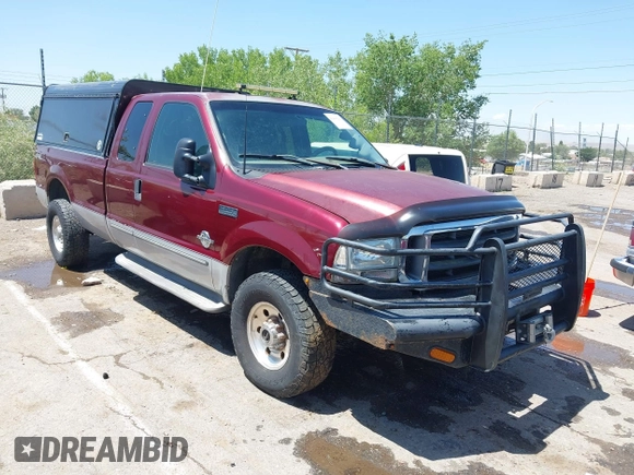 2000 Ford F-250 XL with VIN 1FTNX21FXYEA84732, listed as a IAAI auction lot 42408266 with 382,351 mi miles and . Bid and sale history available at DreamBid. Image 1.