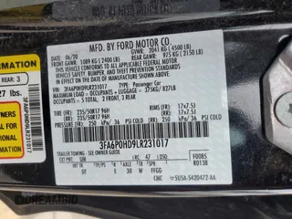 2020 Ford Fusion SE with VIN 3FA6P0HD9LR231017, listed as a Copart auction lot 55156965 with 56,161 mi miles and Salvage title. Bid and sale history available at DreamBid. Image 12.