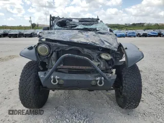 2007 Jeep Wrangler Rubicon with VIN 1J4GA64137L181809, listed as a Copart auction lot 53756665 with Not provided miles and Salvage title. Bid and sale history available at DreamBid. Image 5.