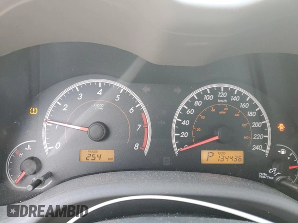2010 Toyota Corolla with VIN 2T1BU4EE7AC258533, listed as a Copart auction lot 50071675 with 134,436 mi miles and Clean Title. Bid and sale history available at carsss.com. Image 9.