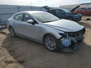 2021 Mazda 3 2.0 with VIN JM1BPAA75M1334174, listed as a Copart auction lot 48397425 with 78,044 mi miles and Salvage Title. Bid and sale history available at DreamBid. Image 4.