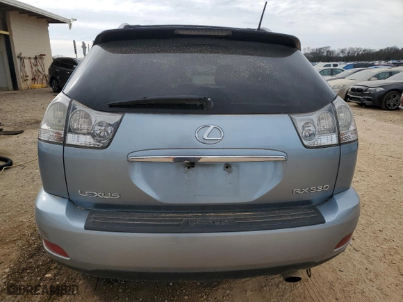 2005 Lexus RX 330 with VIN 2T2HA31U45C081631, listed as a Copart auction lot 46937595 with 163,672 mi miles and Salvage Title. Bid and sale history available at carsss.com. Image 6.