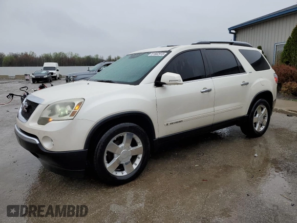 2008 GMC Acadia SLT2 with VIN 1GKEV33758J250023, listed as a Copart auction lot 51662915 with 231,475 mi miles and Non Repairable. Bid and sale history available at DreamBid. Image 1.